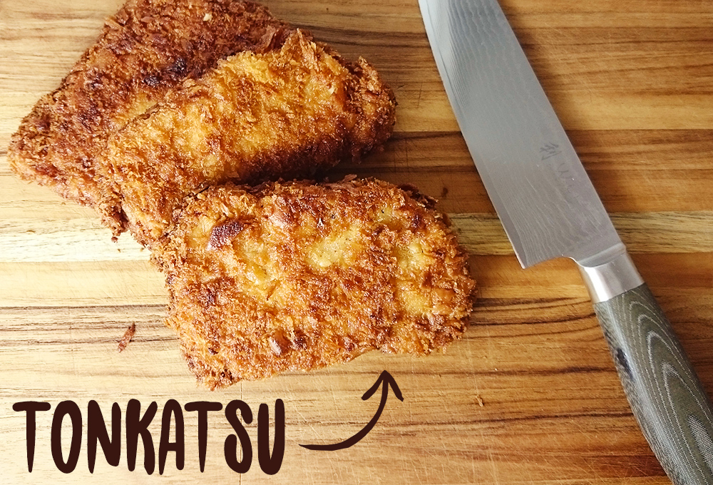 Tonkatsu – Knuspriges japanisches Schnitzel // Knabberkult.de