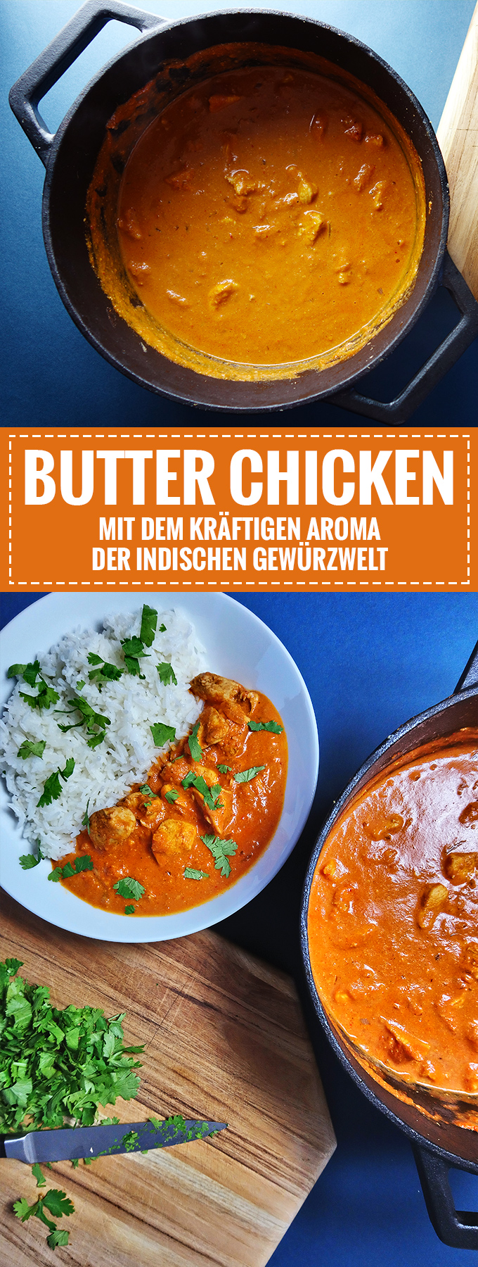 Indisches Butter Chicken // Aromatisch & Lecker // Perfekt für die Arbeit // Knabberkult.de